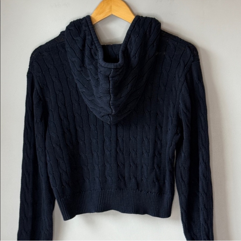 Brandy Melville Cardigan Ayla Cropped Cable Knit Sweater - Picture 4 of 8